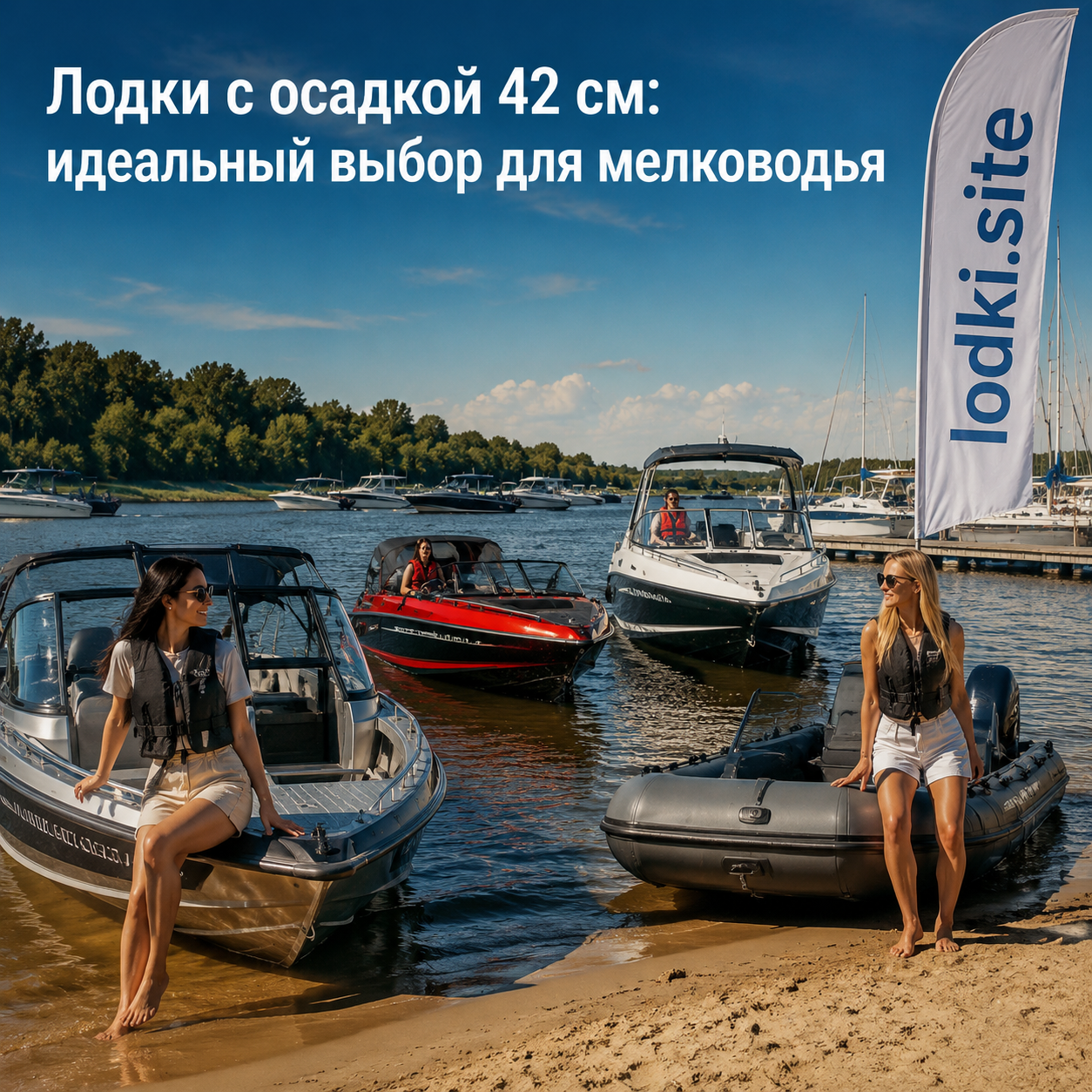 Лодки с осадкой 42 см: идеальный выбор для мелководья