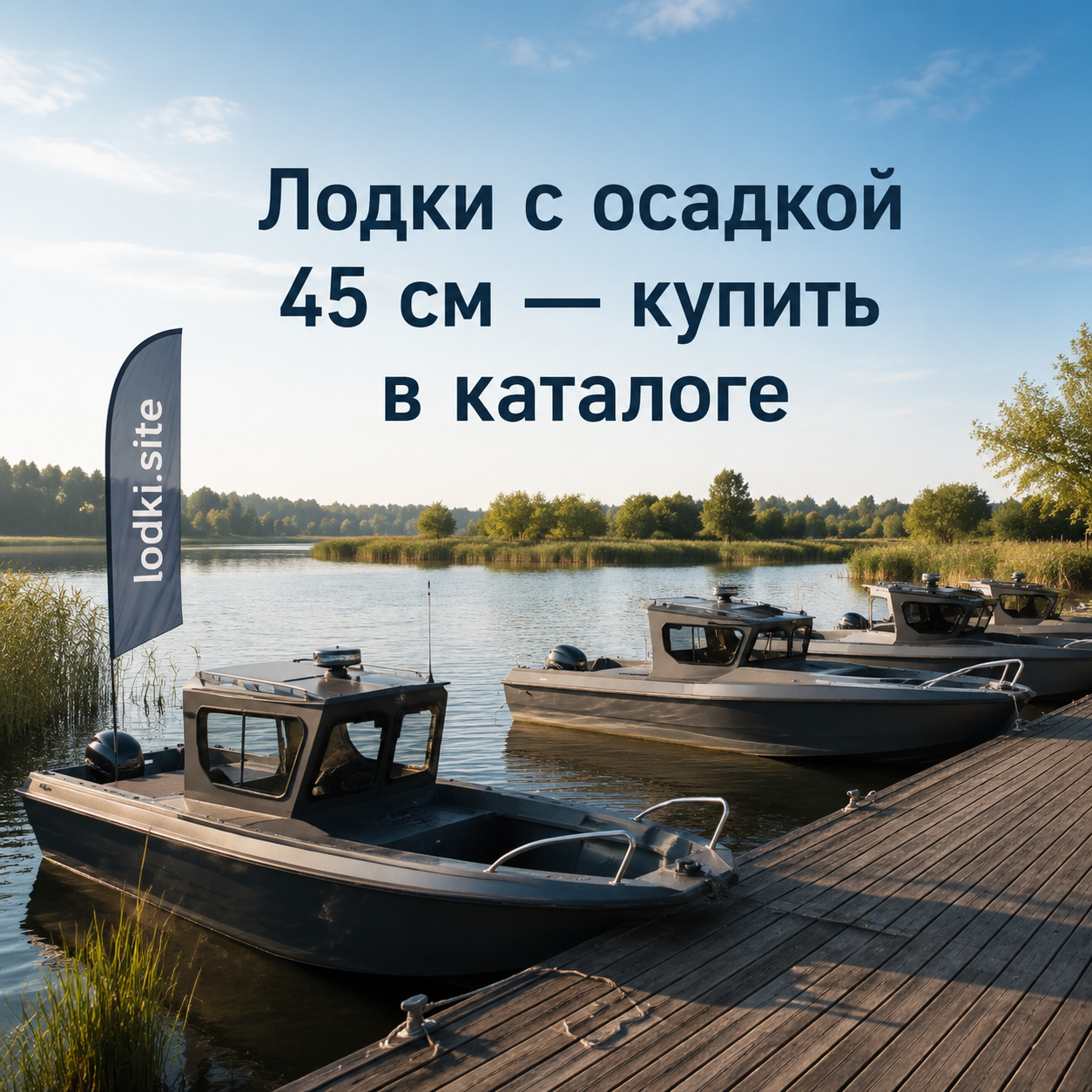 Лодки с осадкой 45 см — купить в каталоге