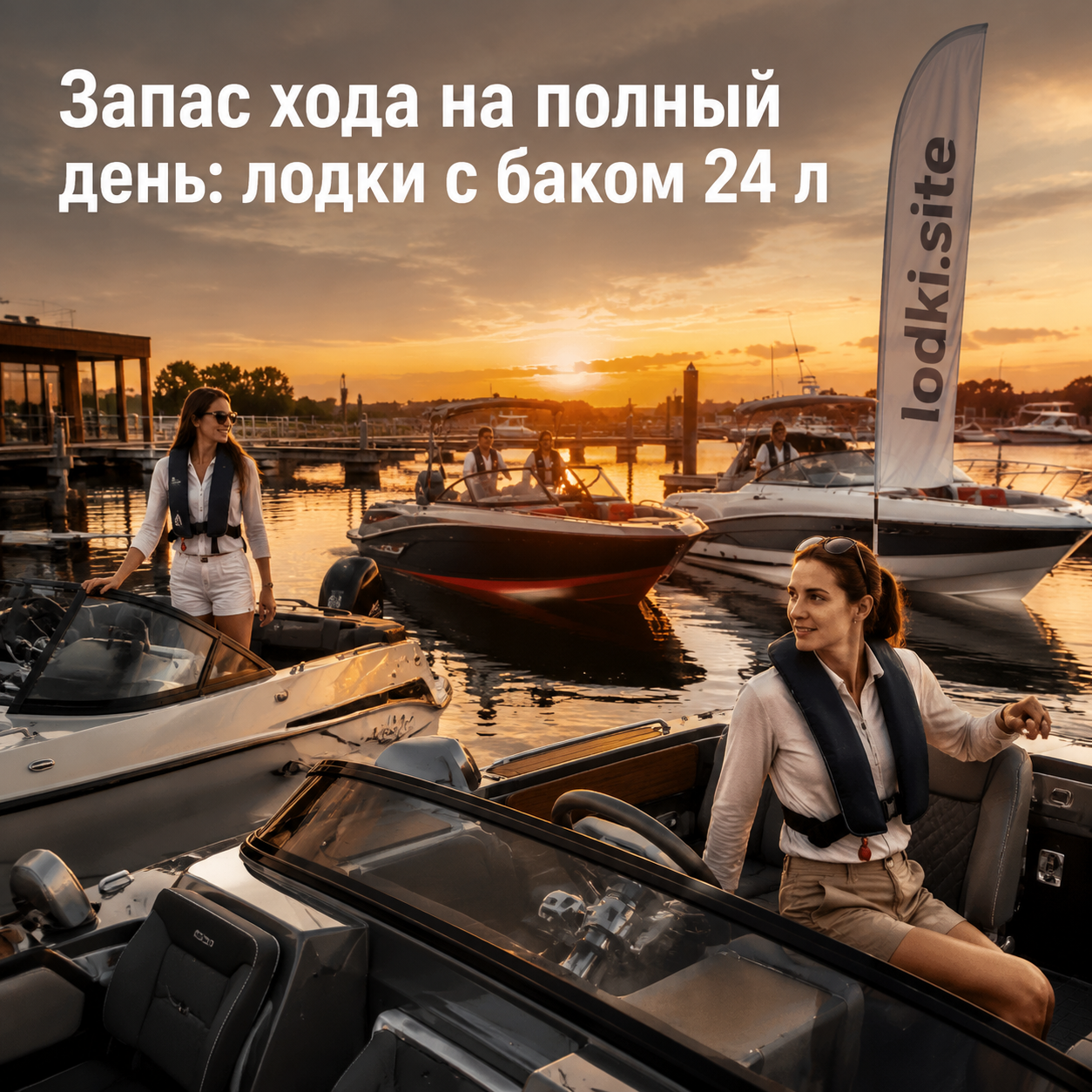 Запас хода на полный день: лодки с баком 24 л