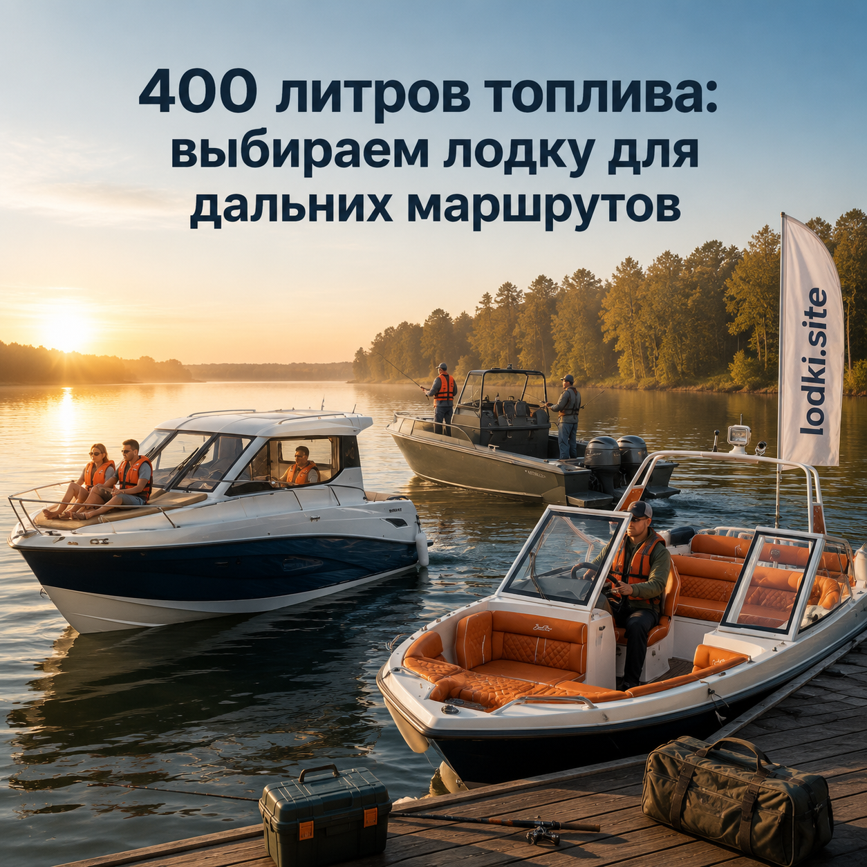 400 литров топлива: выбираем лодку для дальних маршрутов