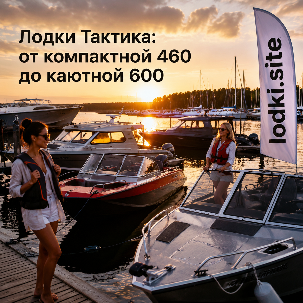 Лодки Тактика: от компактной 460 до каютной 600