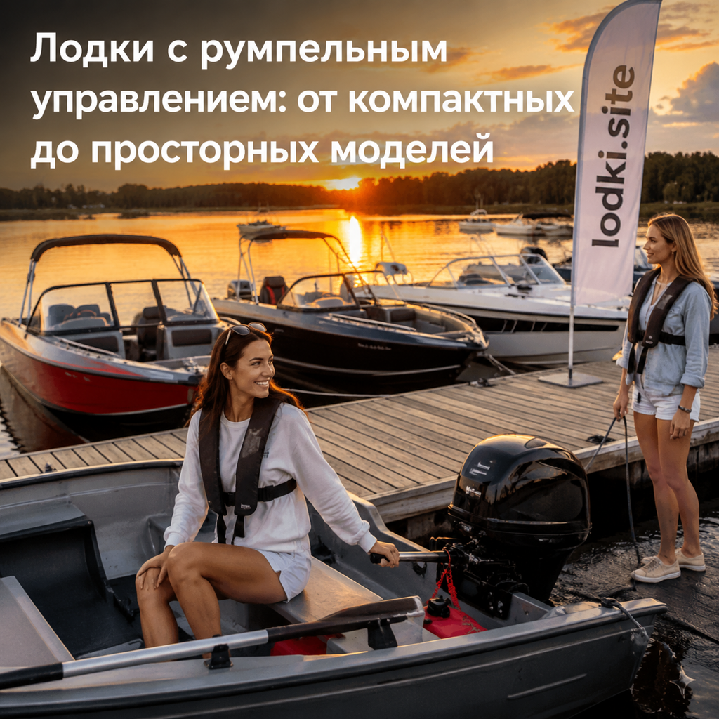 Лодки с румпельным управлением: от компактных до просторных моделей