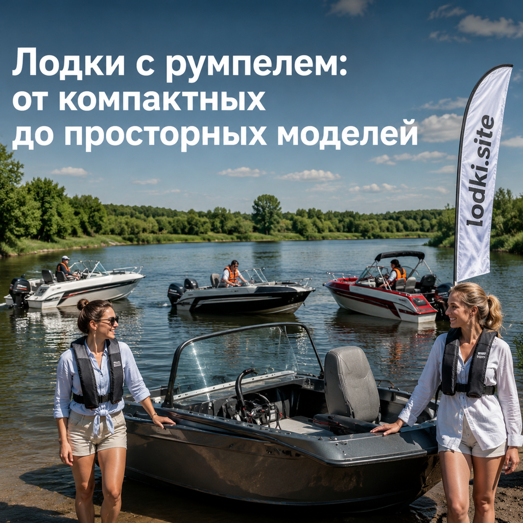 Лодки с румпелем: от компактных до просторных моделей