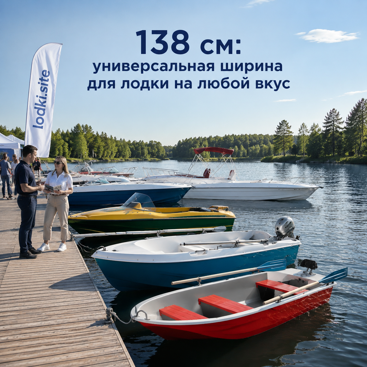 138 см: универсальная ширина для лодки на любой вкус