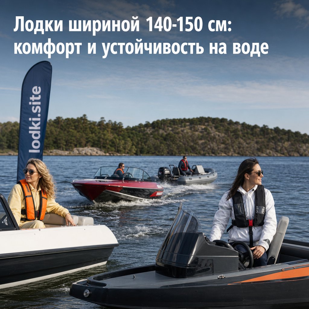 Лодки шириной 140-150 см: комфорт и устойчивость на воде