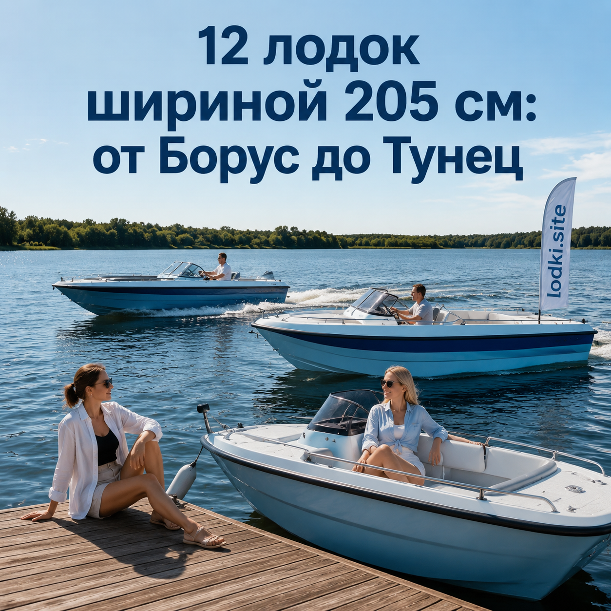 12 лодок шириной 205 см: от Борус до Тунец