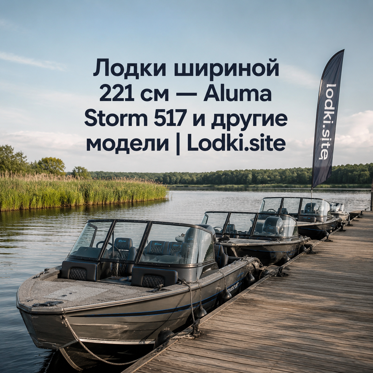 Лодки шириной 221 см — Aluma Storm 517 и другие модели | Lodki.site