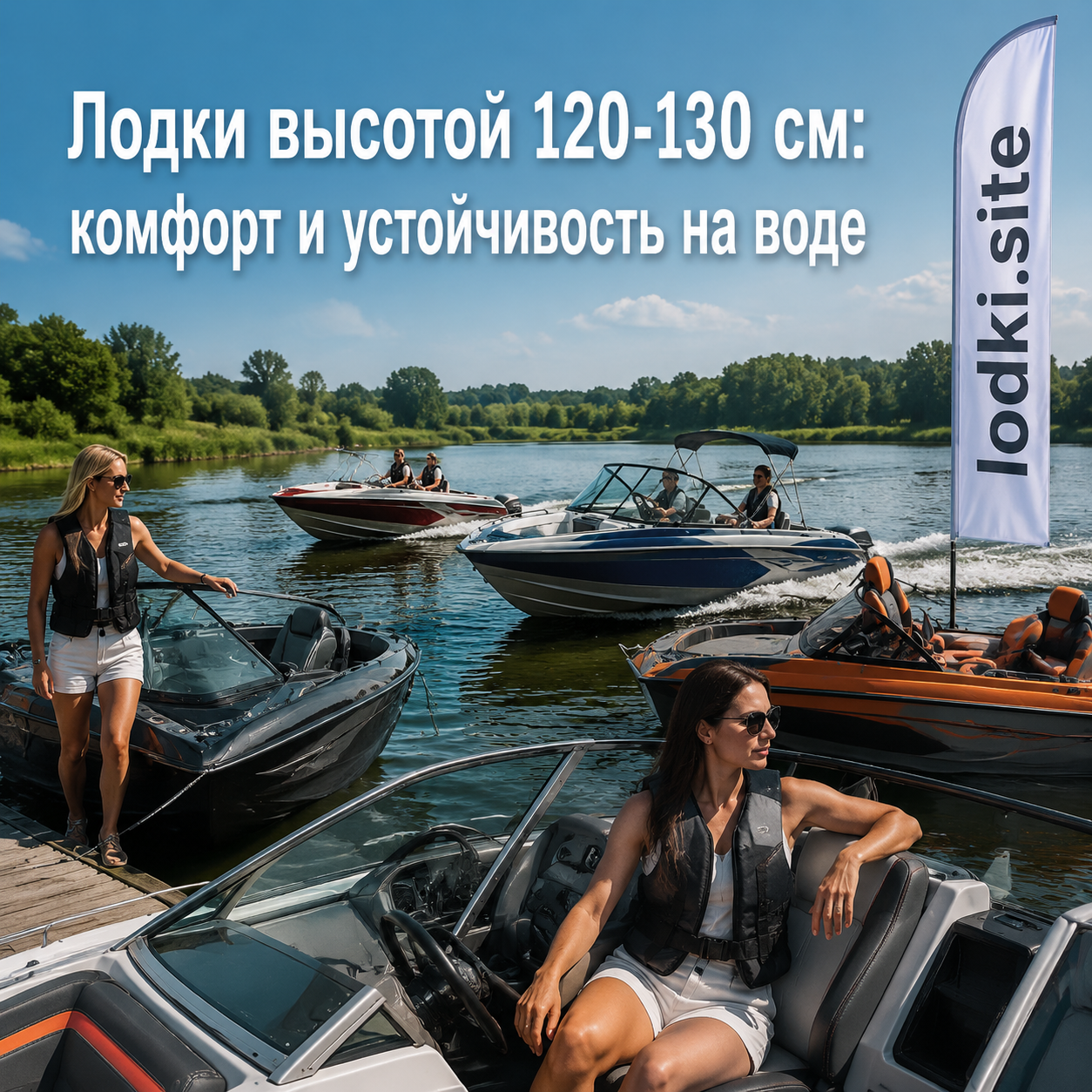 Лодки высотой 120-130 см: комфорт и устойчивость на воде