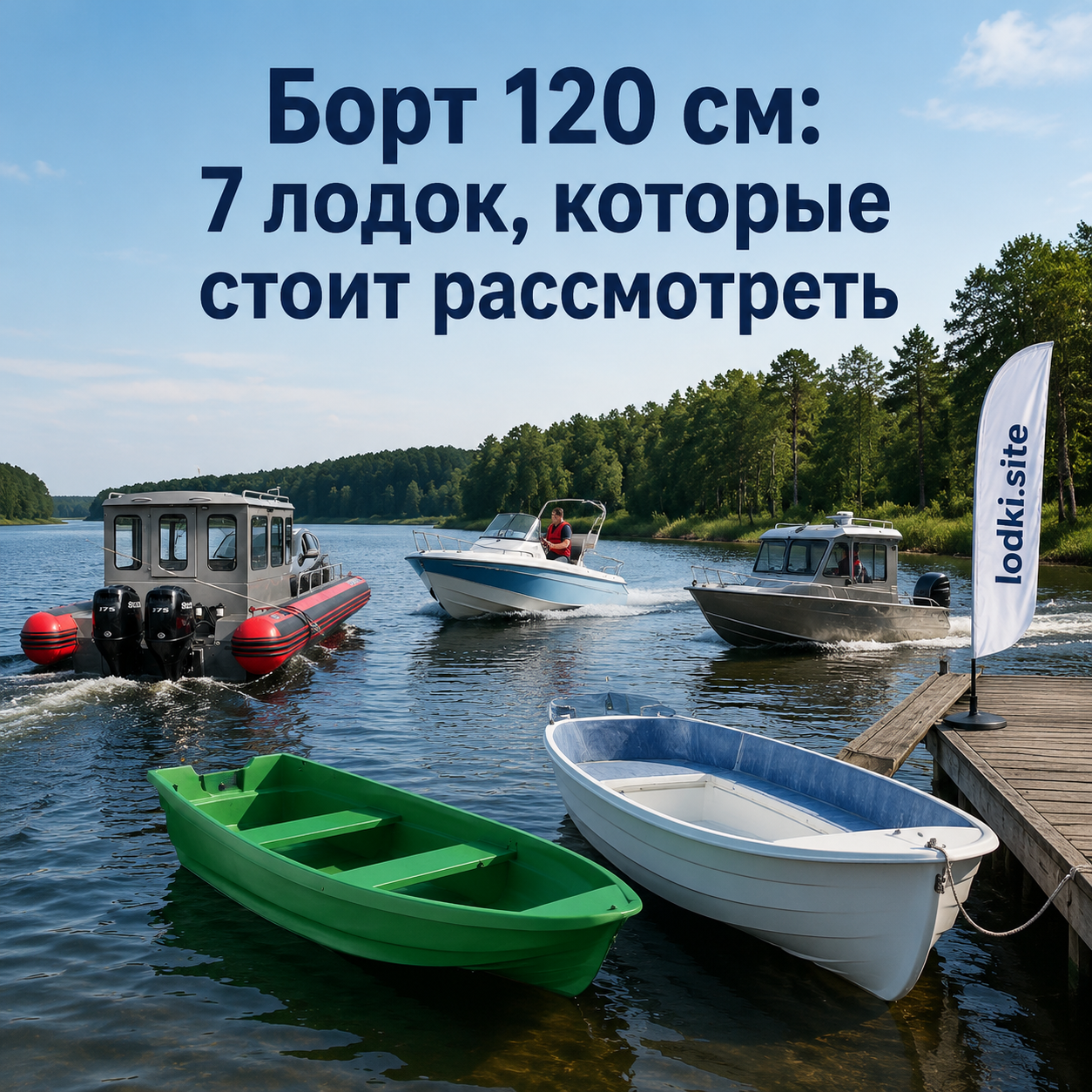 Борт 120 см: 7 лодок, которые стоит рассмотреть