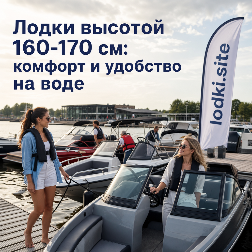 Лодки высотой 160-170 см: комфорт и удобство на воде