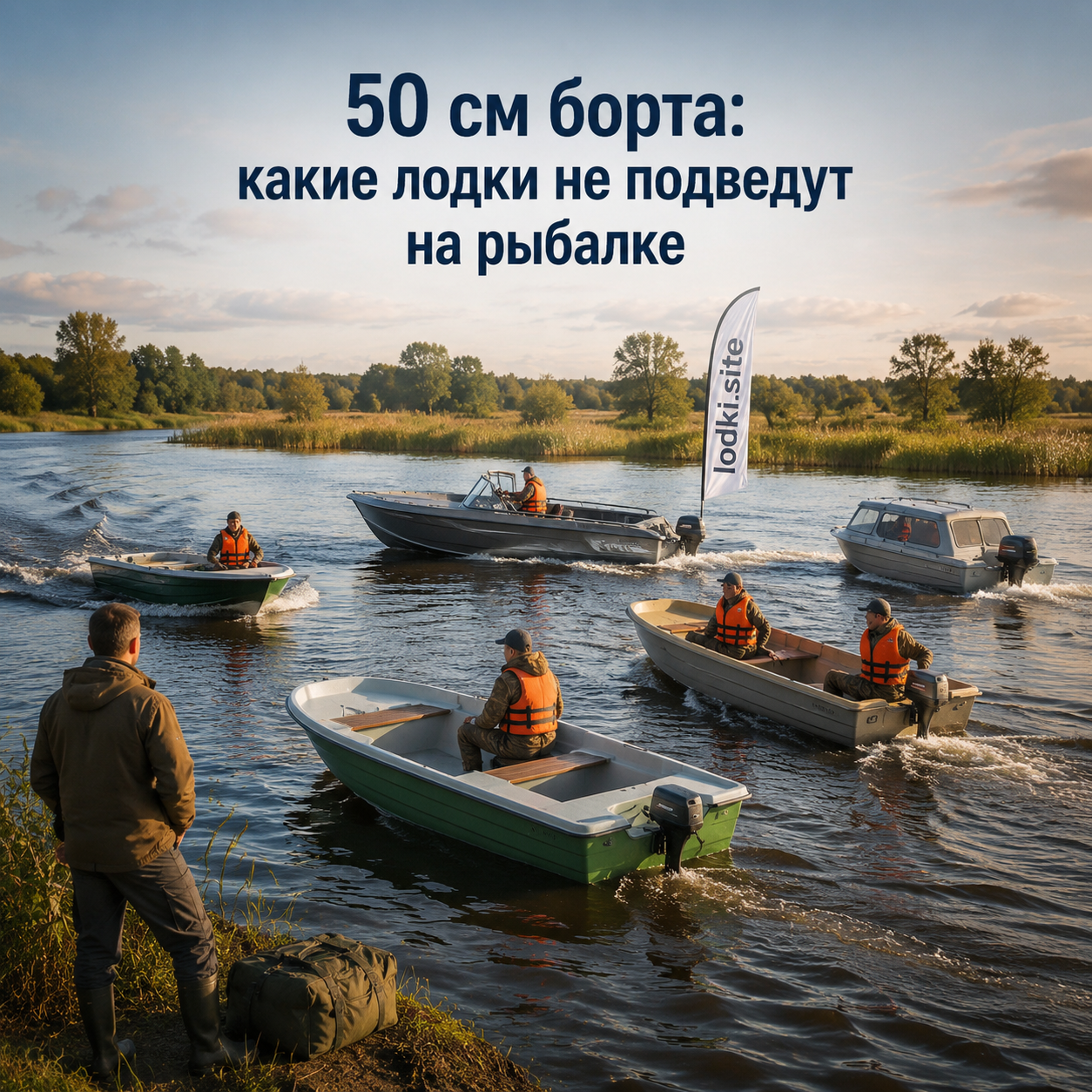 50 см борта: какие лодки не подведут на рыбалке