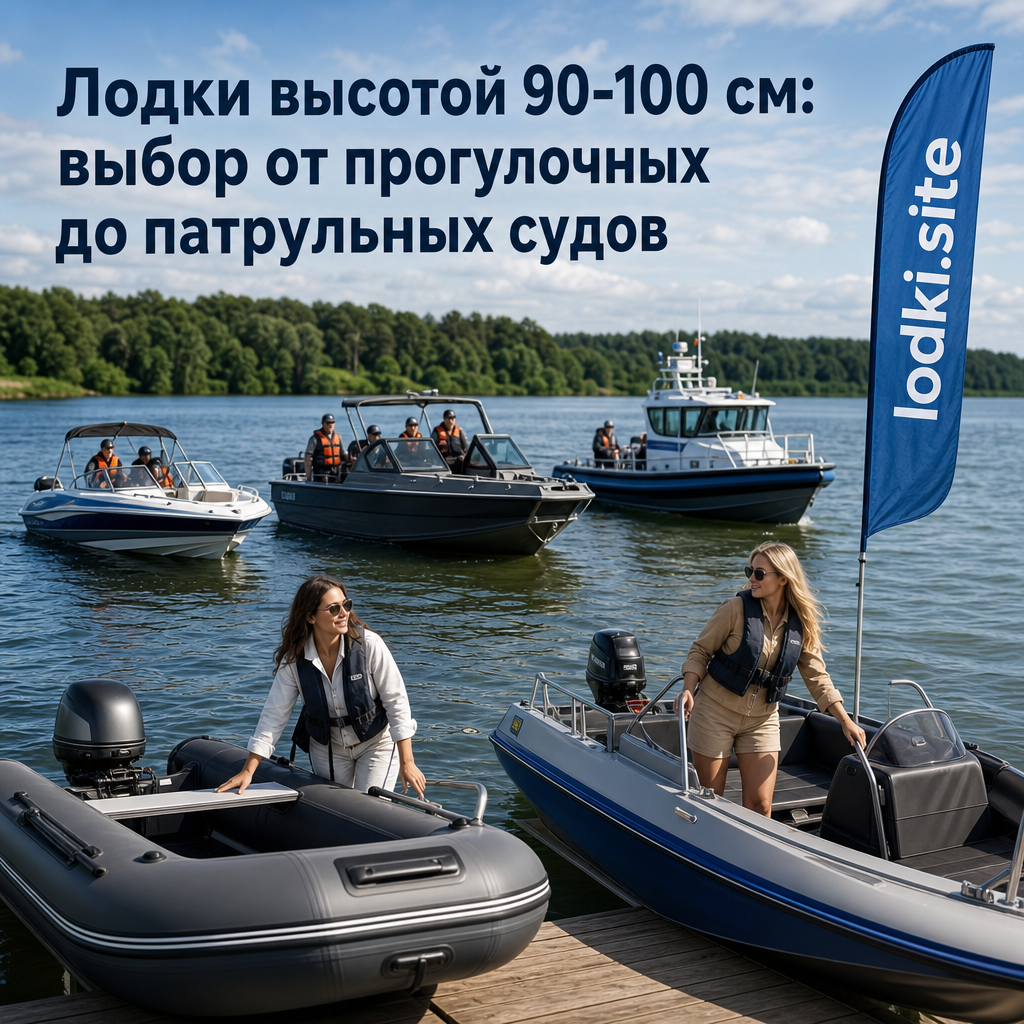 Лодки высотой 90-100 см: выбор от прогулочных до патрульных судов