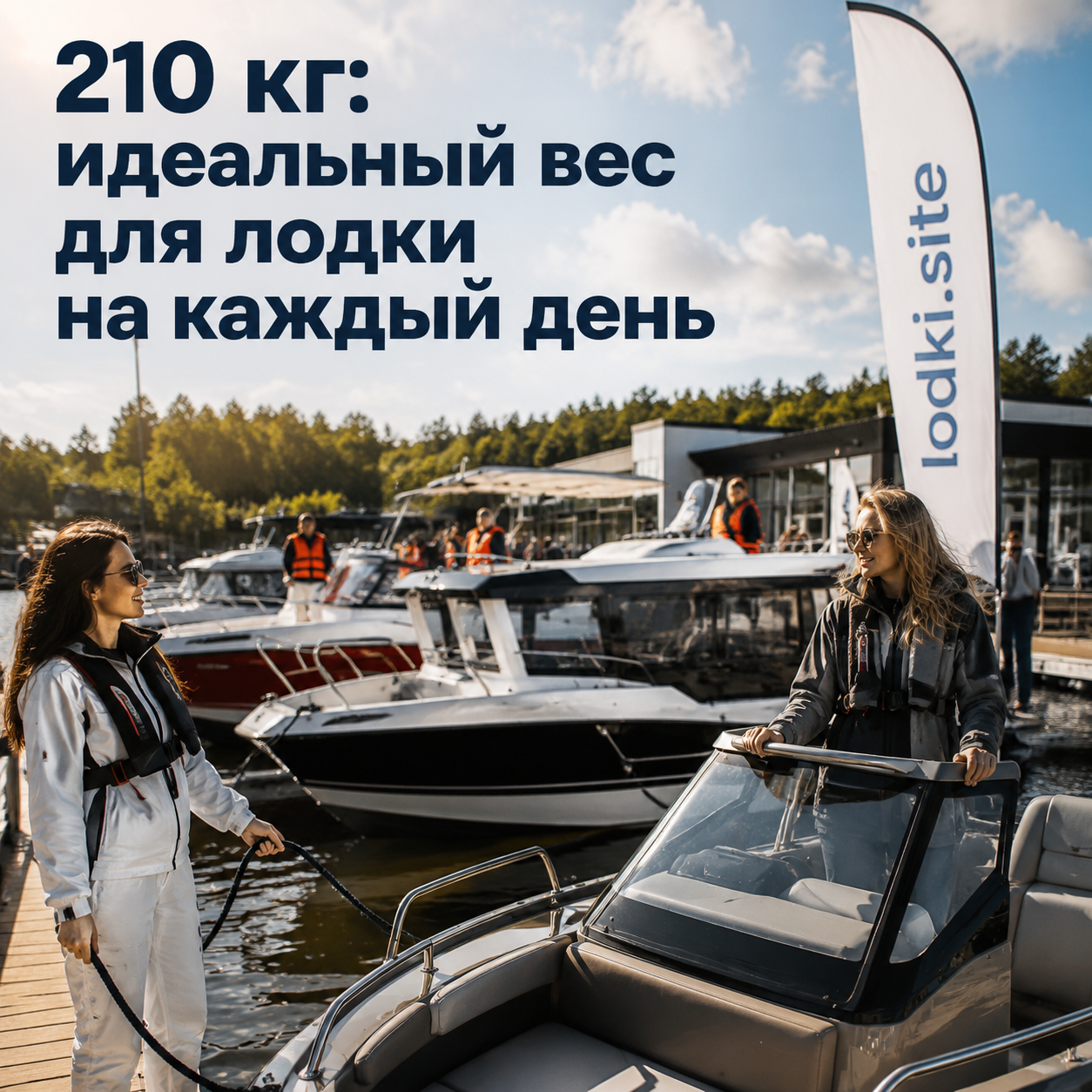 210 кг: идеальный вес для лодки на каждый день
