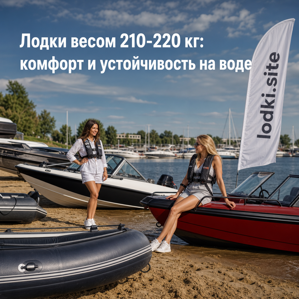 Лодки весом 210-220 кг: комфорт и устойчивость на воде