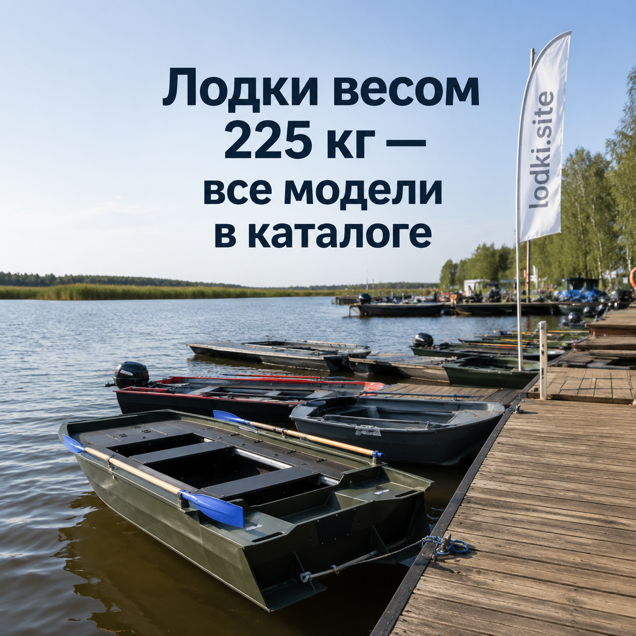 Лодки весом 225 кг — все модели в каталоге
