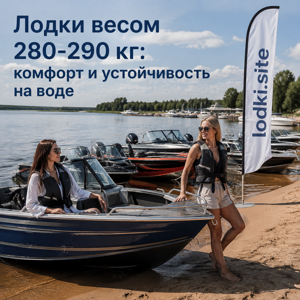 Лодки весом 280-290 кг: комфорт и устойчивость на воде
