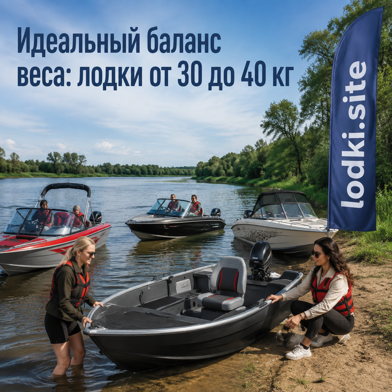 Идеальный баланс веса: лодки от 30 до 40 кг