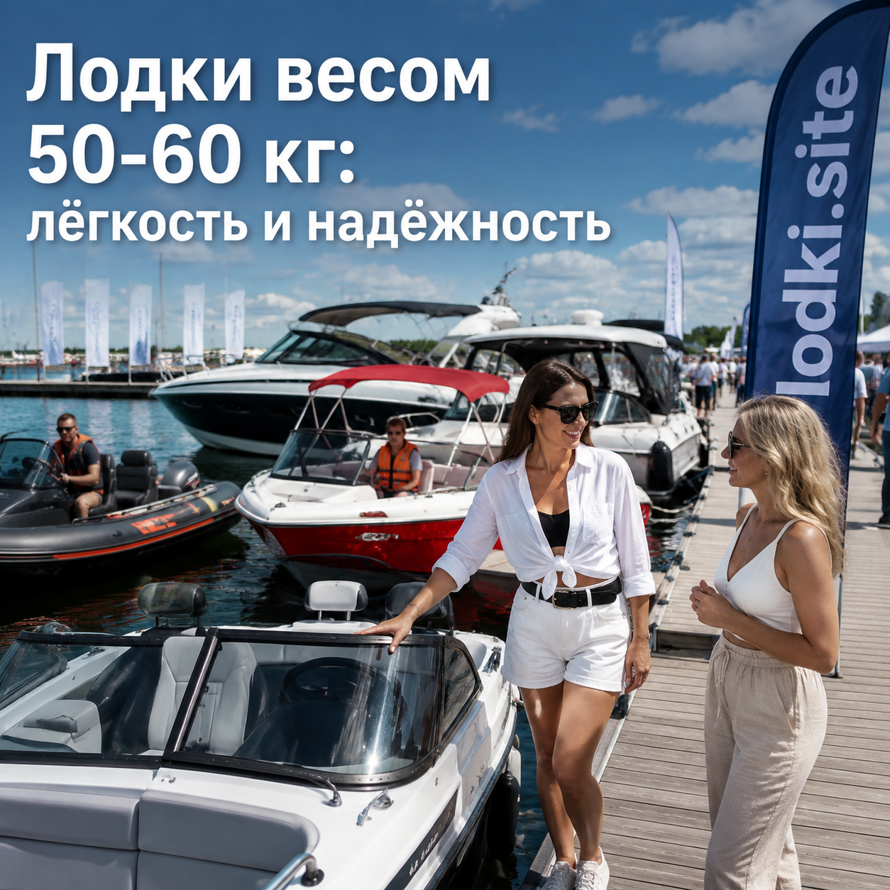 Лодки весом 50-60 кг: лёгкость и надёжность