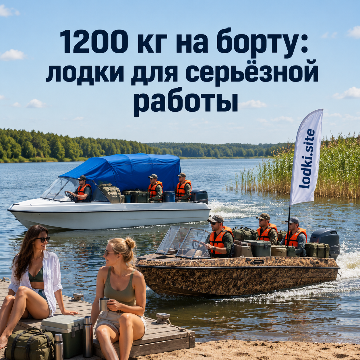 1200 кг на борту: лодки для серьёзной работы
