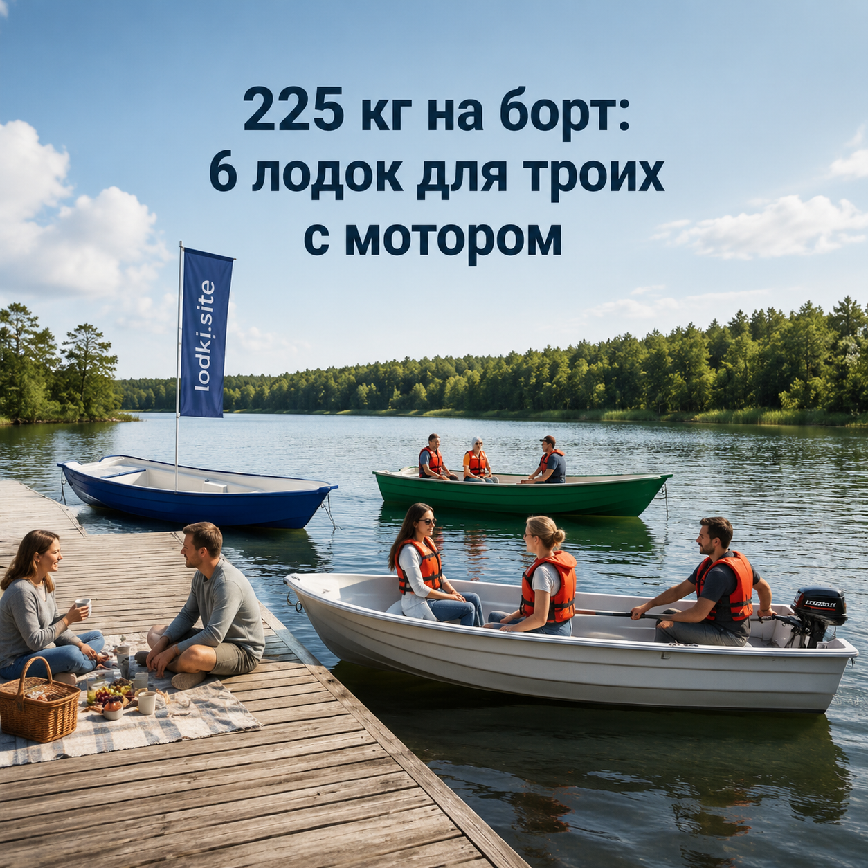 225 кг на борт: 6 лодок для троих с мотором