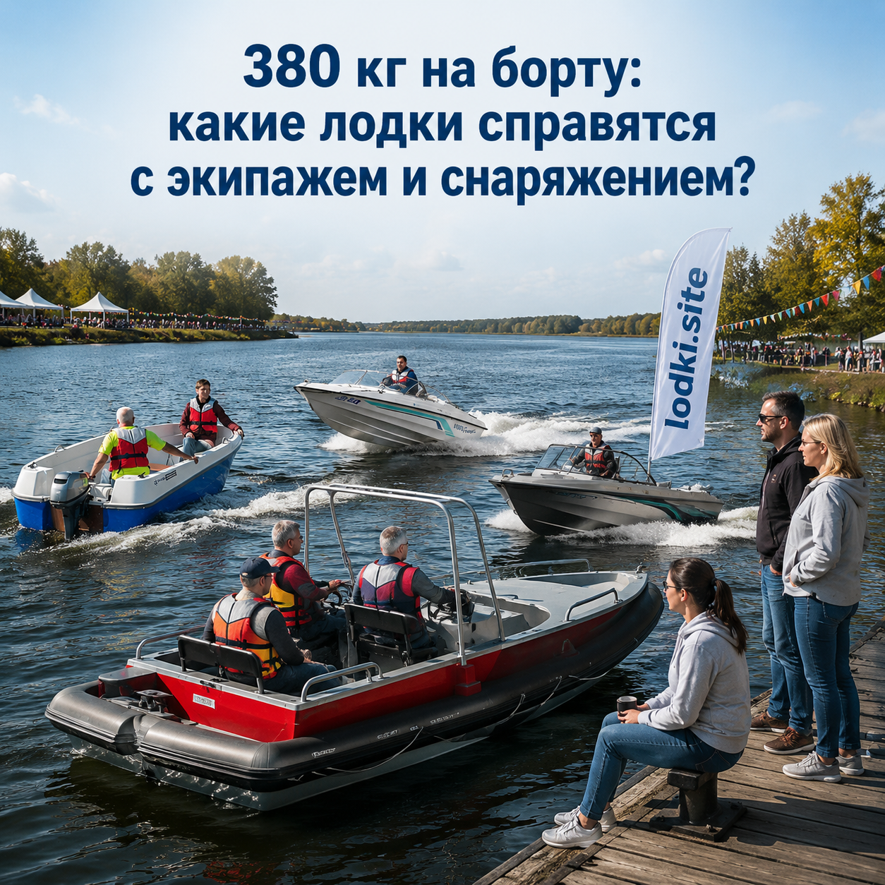 380 кг на борту: какие лодки справятся с экипажем и снаряжением?