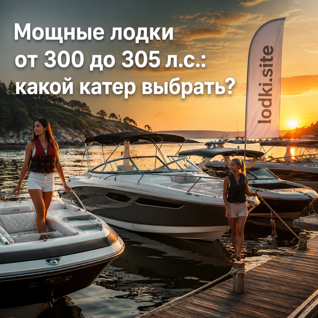 Мощные лодки от 300 до 305 л.с.: какой катер выбрать?