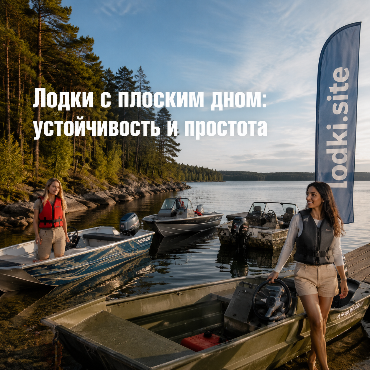 Лодки с плоским дном: устойчивость и простота