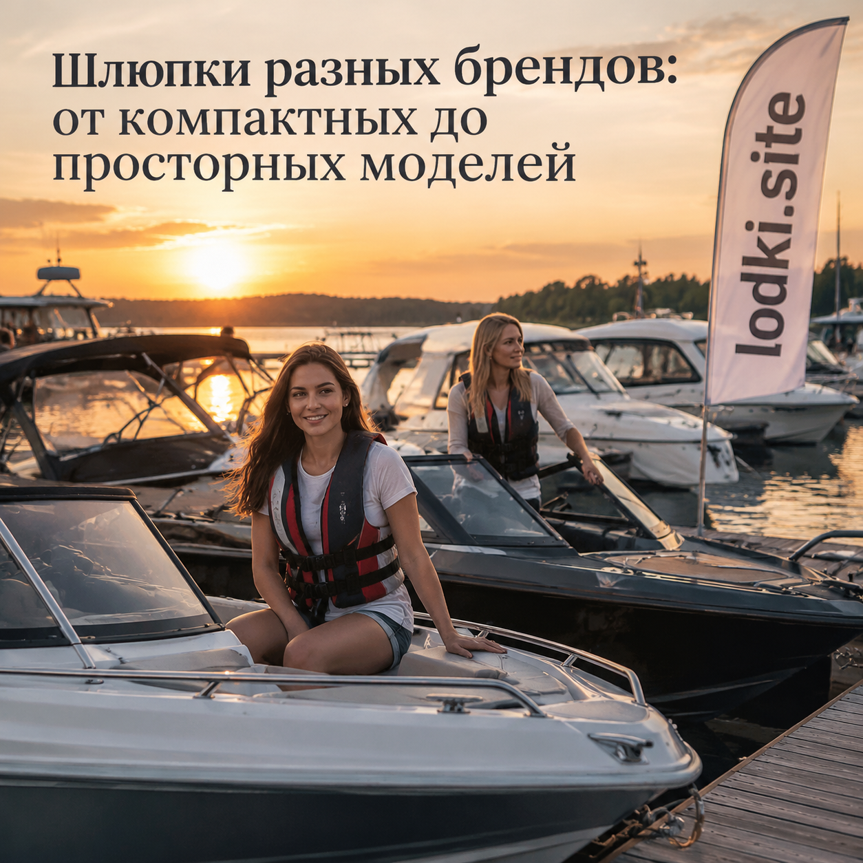 Шлюпки разных брендов: от компактных до просторных моделей