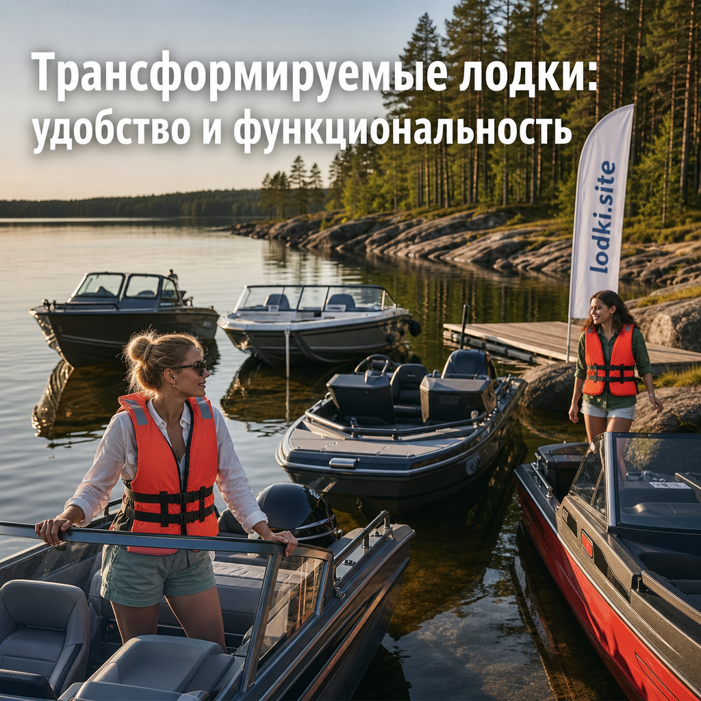 Трансформируемые лодки: удобство и функциональность